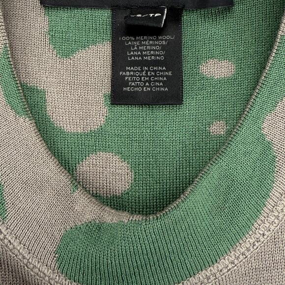 MARC BY MARC JACOBS Wool Oil Drop Print Sweatshirt Dress Sz XS Granite Multi - Picture 4 of 6